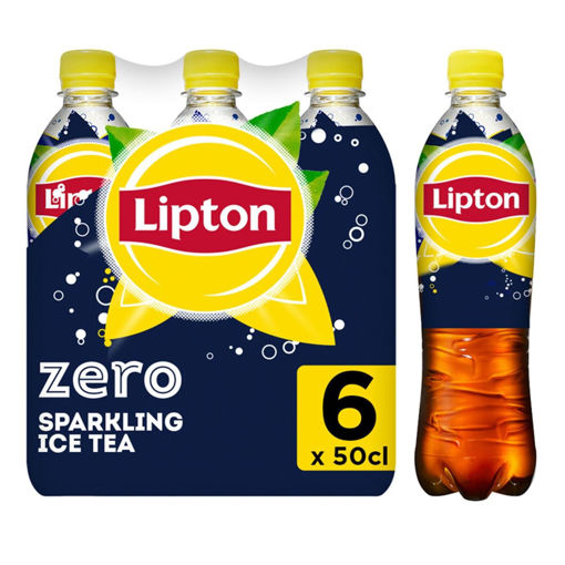 Afbeeldingen van LIPTON ICE TEA ZERO PET 6X50CL