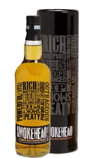 Afbeeldingen van SMOKEHEAD SINGLE MALT WHISKY 70CL