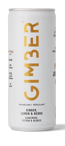 Afbeeldingen van GIMBER RTD GINGER-LEMON 12X25CL